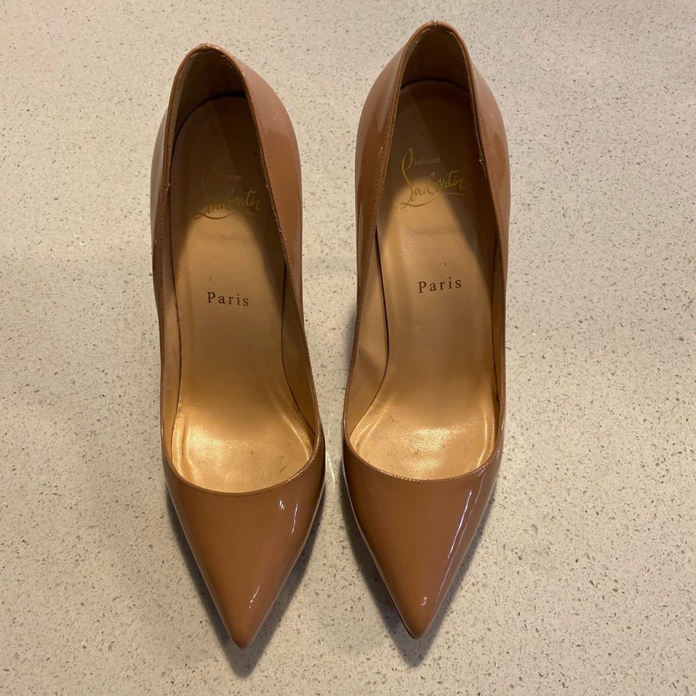 Christian Louboutin patent pumps